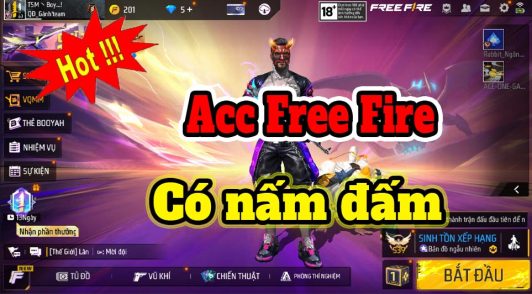 Acc Free Fire Có Nấm Đấm