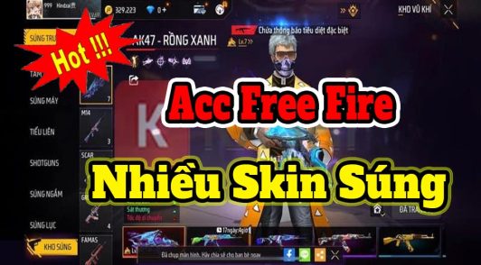 Acc Free Fire Nhiều Skin Súng