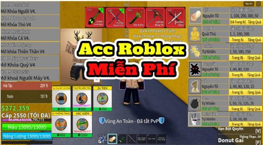 Acc Roblox Miễn Phí 100%
