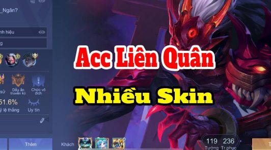 Acc liên quân nhiều skin
